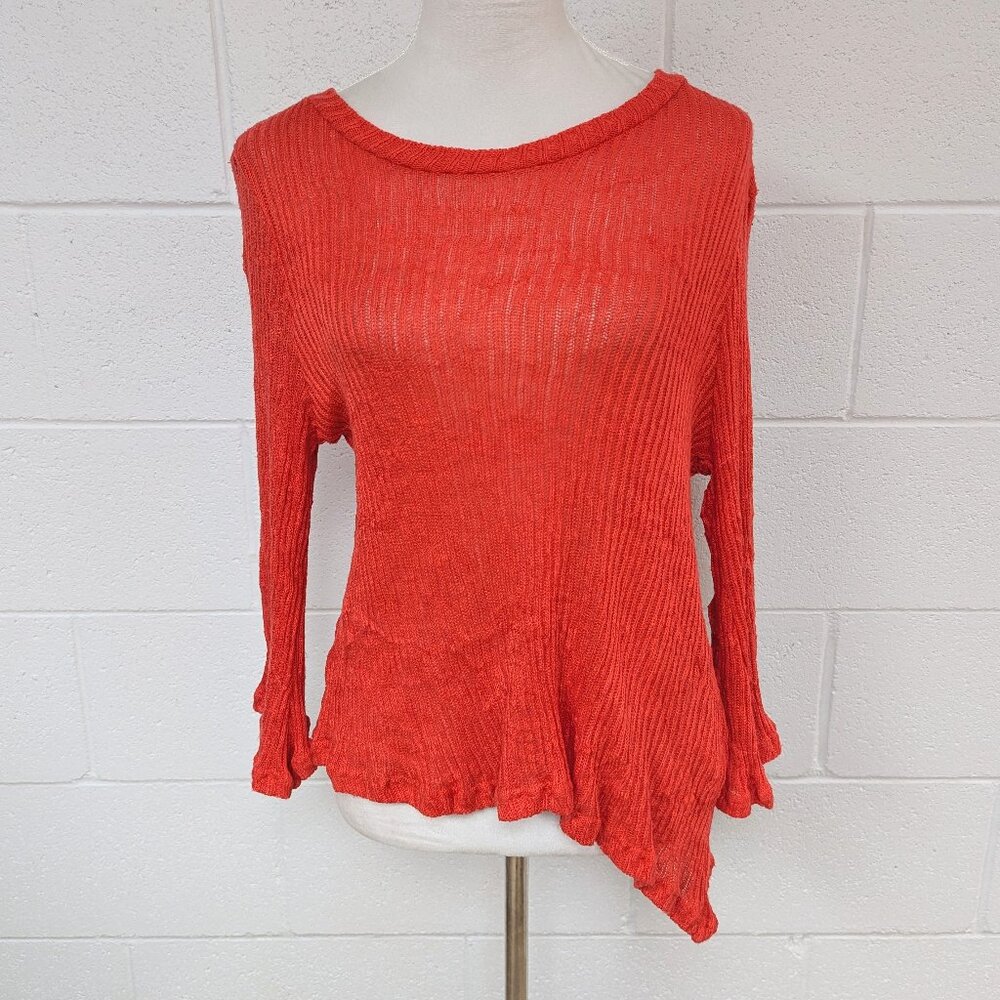 NWT ZaZa Couture Girls Asymmetrical Sweater, Large